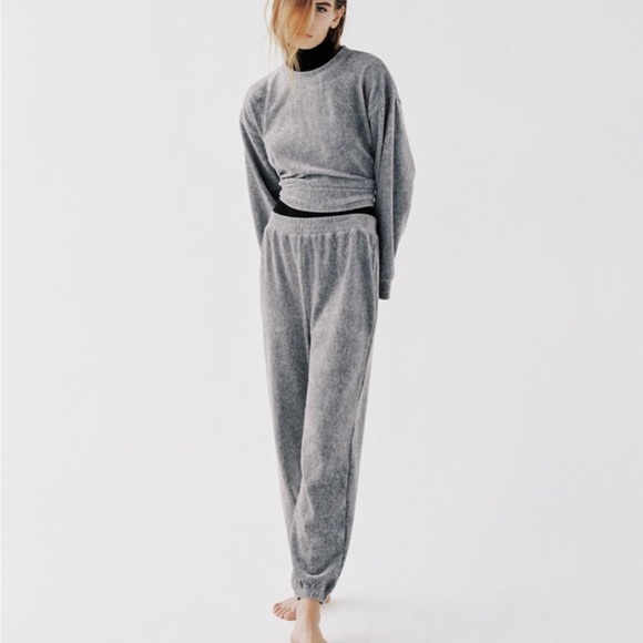 Zara NWT Fine Waled Corduroy Joggers size M - Picture 3 of 7